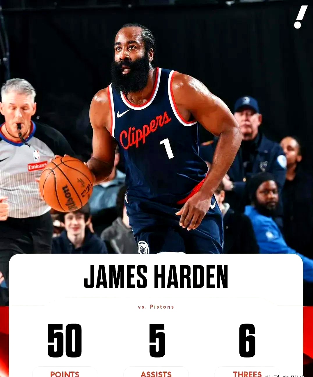 Kaiyun体育平台哈登重返赛场,反败为胜首场状态出色,公牛观众沸腾!